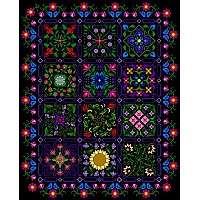 At Midnight REA Whole Cloth Quilt